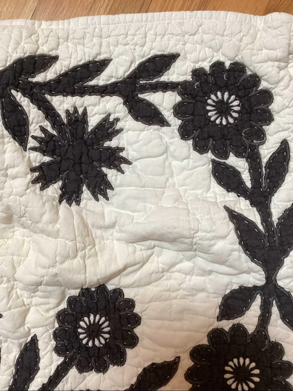 Pottery Barn charcoal quilted LILO Pillow Sham (set of two)